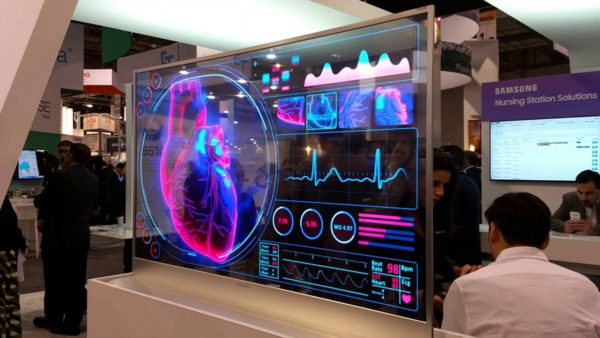 55 INCH TRANSPARENT OLED  TOUCH SCREEN